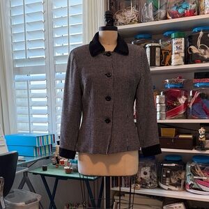 Mixit Monochrome Houndstooth Blazer